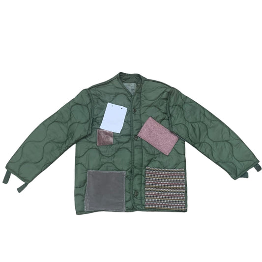 Repurposed Vintage Military Liner Jacket - Small