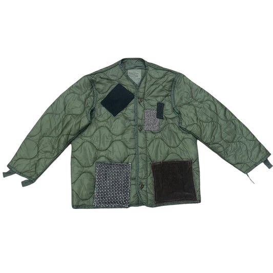 Repurposed Vintage Military Liner Jacket - Medium
