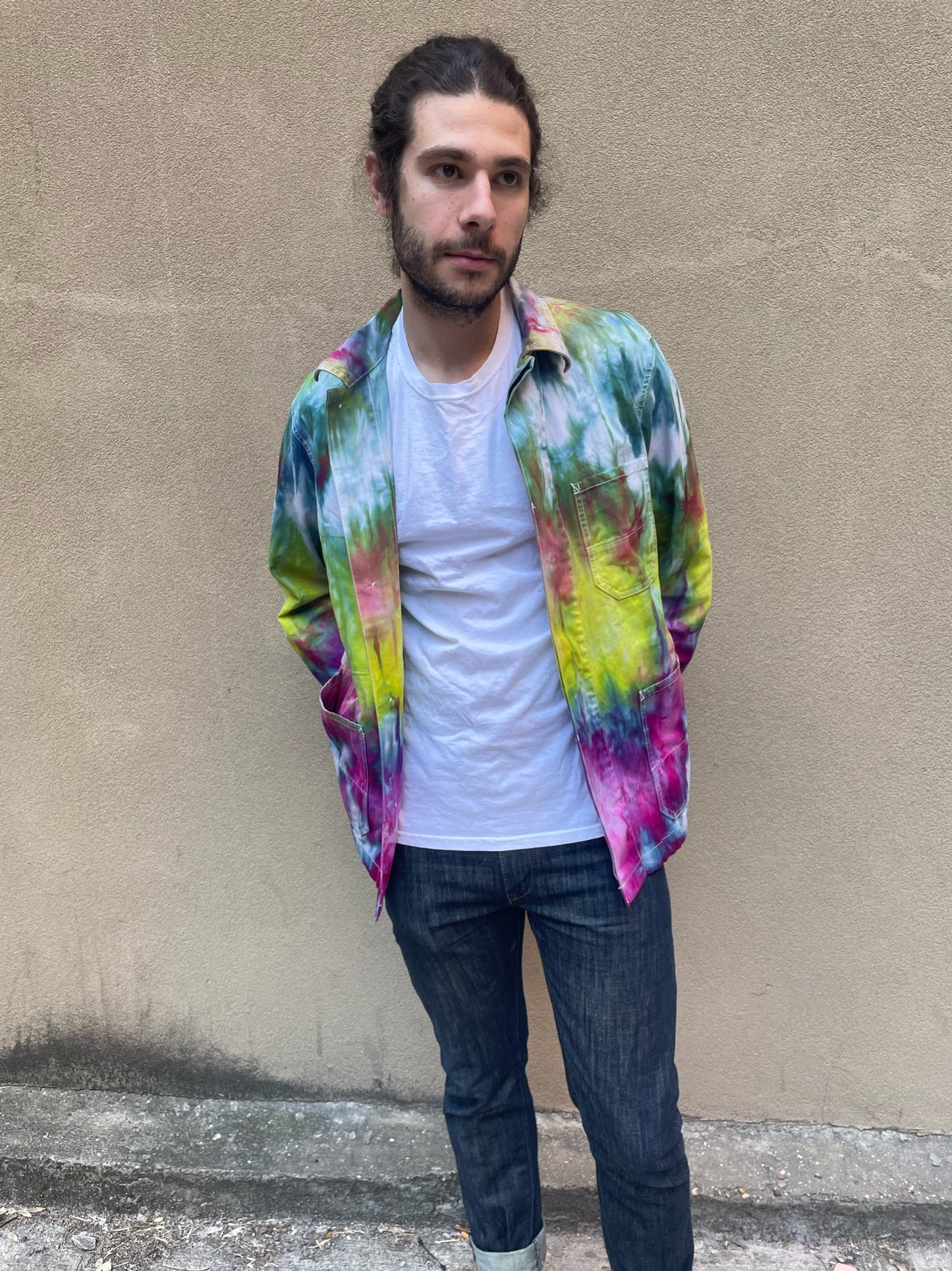 Custom Dyed Workwear Jacket - Medium