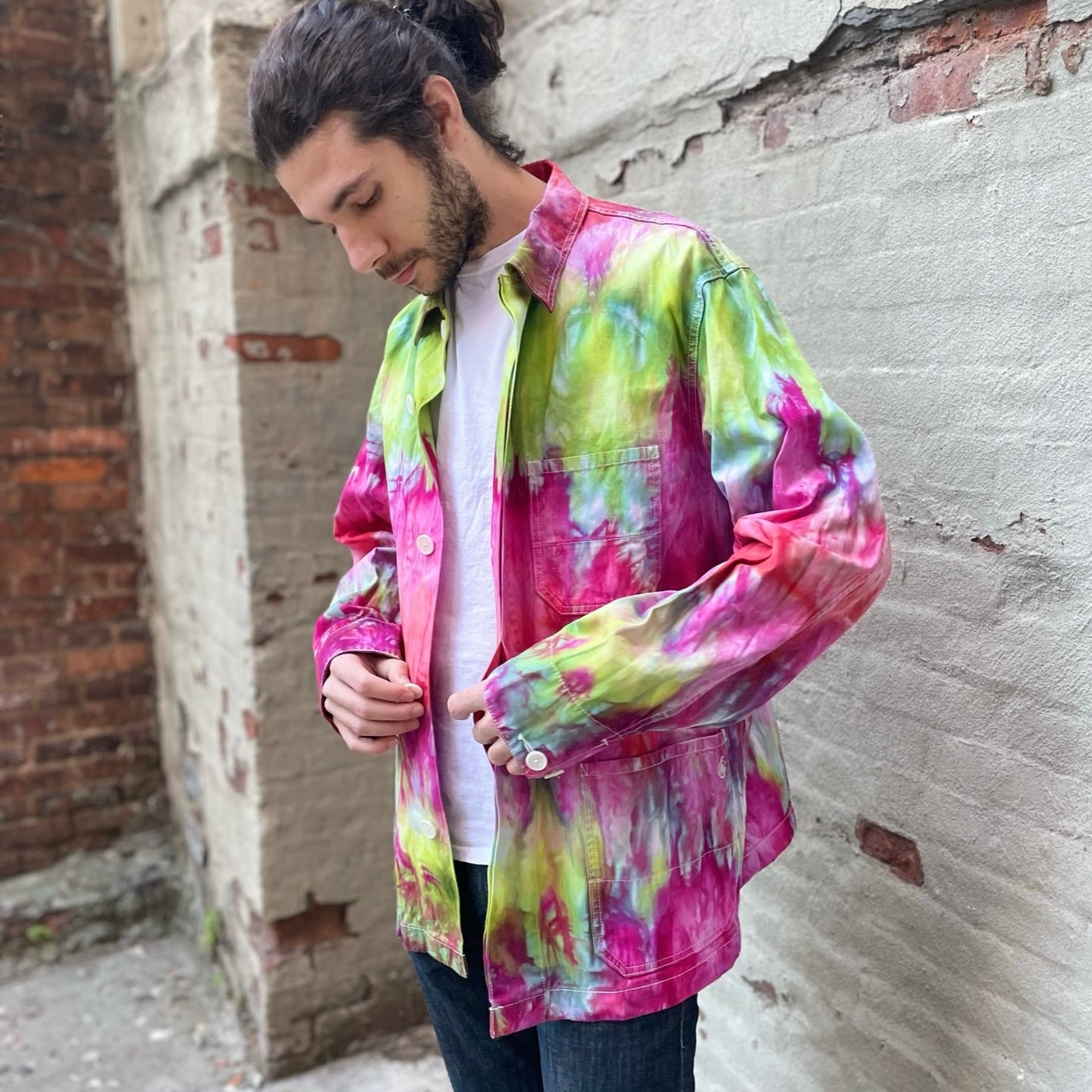 Custom Dyed Workwear Jacket - XL